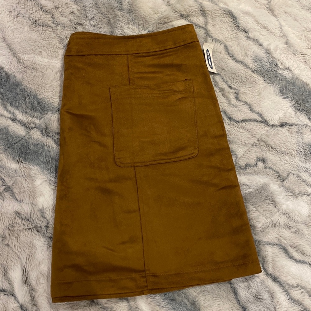 Faux Suede Skirt
